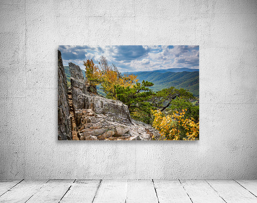 Seneca Rocks in West Virginia by Steve Heap