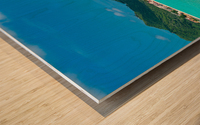 Panorama of Philipsburg Sint Maarten Wood print