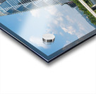 Cityscape of apartments in Austin Texas across Lady Bird Lake Acrylic print