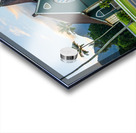 Waioli Huiia Church stands in Hanalei Kauai at sunrise Impression Acrylique