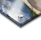 Hanalei pier and bay after heavy rain in the mountains Acrylic print