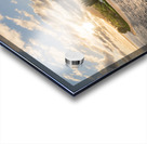 Panorama of Tunnels Beach at sunset in Kauai Hawaii with st Acrylic print