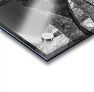 Repeating arches in priest building at Mission San Jose Texas Acrylic print