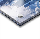 View of Hudson Yards buildings across the subway station platfor Acrylic print