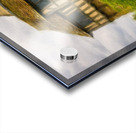 Oil painting of the 13th Century fortified manor house in Shrops Acrylic print