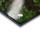 Tumwater Canyon pipeline bridge over Wenatchee River in Washingt Impression Acrylique