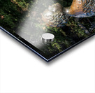 Boy with dog statue in Langley on Whidbey Island Acrylic print