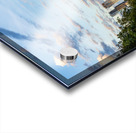 View of the Austin skyline at sunset over Barton Springs swimmin Acrylic print