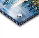 Tall office and apartment buidlings of Hudson Yards along the wa Acrylic print