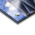 Unique pillowed retractable shell over the Shed in Hudson Yards  Acrylic print