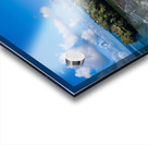 Aerial drone shot of Hanalei bay from over the pier Acrylic print