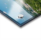 Aerial drone image of the downtown and university in Morgantown Acrylic print