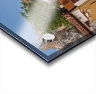 Narrow street in ancient district of Anafiotika Acrylic print