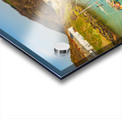 Fishing boats in harbor of Boscastle Cornwall Acrylic print