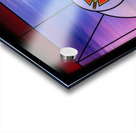 Stained glass window for the order of the Knights Templar Acrylic print