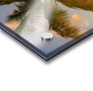 Cruise ship leaves St Thomas Acrylic print