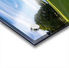 English lawn running down to lake Acrylic print