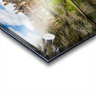 View of the manor house at Bodnant Gardens in North Wales Acrylic print