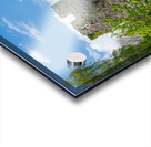 Ancient toilets in the historic Conwy castle in North Wales Acrylic print