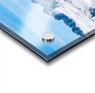 Majestic mountains of Thompson Pass rise over trees Acrylic print