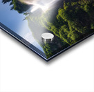 Dramatic waterfall of Bridal Veil Falls in Keystone Canyon Acrylic print