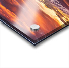 Sunset by Mt Fairweather and the Glacier Bay National Park in Al Acrylic print