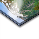 View from Mount Roberts toward Mt Juneau with waterfall in Alask Acrylic print