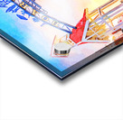 Water color of Ocean City boardwalk at sunrise Acrylic print