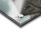 Charcoal drawing of Lighthouse keeper house Bill Baggs Acrylic print