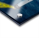 Cape Florida lighthouse in Bill Baggs at night with lights Acrylic print