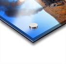 Pastel WMRR Steam train powers along railway Acrylic print