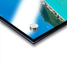 Panorama of Philipsburg Sint Maarten Acrylic print