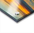 Infinity edge pool with sea underneath sunset Acrylic print