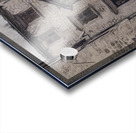 Narrow streets in Kotor in charcoal Acrylic print