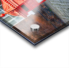 Victoria era red post office mailbox in street Acrylic print