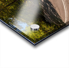 Narrow hairpin bend in Smugglers Notch in Vermont Acrylic print