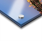 Harvest moon above the city skyline of Harrisburg in Pennsylvani Acrylic print