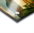 Painting of Hawaiian canoe by Hanalei Pier Acrylic print