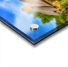 Oil paint cotswold stone house in Ilmington Acrylic print