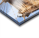 Detail of suspension on Brooklyn Bridge Acrylic print