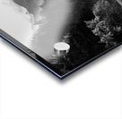 Black and white sunset on Na Pali coastline Acrylic print