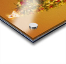 Painting of ornately decorated christmas tree Acrylic print