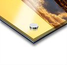 Setting sun lights crashing waves Acrylic print