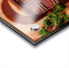 Oil painting of old door in Colonia del Sacramento Acrylic print