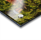 Oil painting of street lantern in Colonia del Sacramento Acrylic print