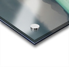 Milky ocean approaching Amalia Glacier due to suspended clay Impression Acrylique