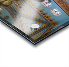 Interior of the dome in the Jumeirah Mosque open to visitors in  Acrylic print