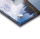 Low rise homes in front of modern apartments of Dubai Downtown d Acrylic print