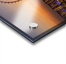 Light show on Ain Dubai observation wheel at sunset Acrylic print