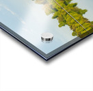 View across the Mere to a clear reflection of distant trees in E Acrylic print